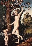 CRANACH, Lucas the Elder Cupid Complaining to Venus df USA oil painting artist